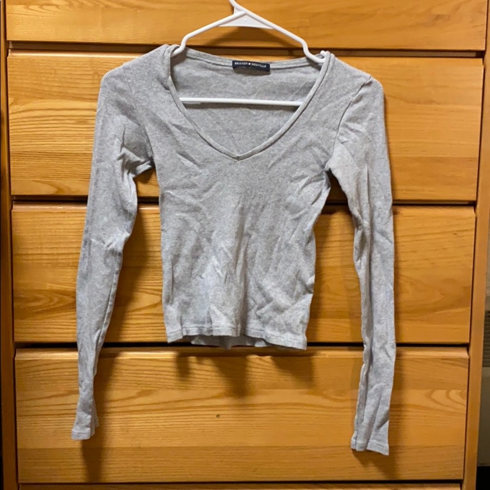 Brandy Melville gray long sleeve